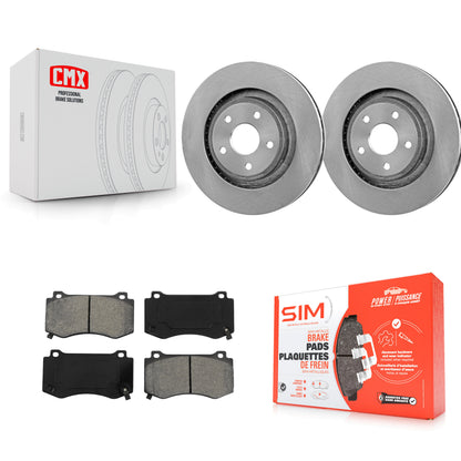 [Avant] Kit de Disque et plaquette (semi-métallique) de frein pour 2006-2010 Jeep Grand Cherokee SRT8 K8S-100227