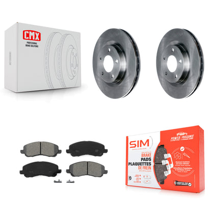 [Avant] Kit de Disque et plaquette (semi-métallique) de frein pour Jeep Dodge Patriot Mitsubishi Chrysler Compass Avenger 200 Caliber Outlander Sport Sebring Lancer RVR K8S-100229