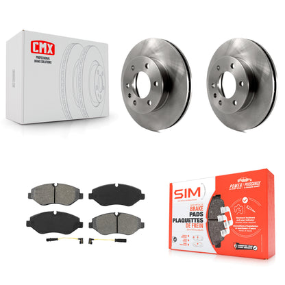 [Avant] Kit de Disque et plaquette (semi-métallique) de frein pour Sprinter 2500 Mercedes-Benz Freightliner Dodge K8S-100232