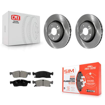 [Avant] Kit de Disque et plaquette (semi-métallique) de frein pour Jeep Grand Cherokee Dodge Durango K8S-100239