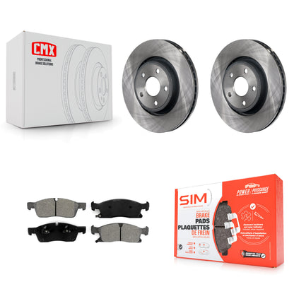 [Avant] Kit de Disque et plaquette (semi-métallique) de frein pour Jeep Grand Cherokee Dodge Durango WK K8S-100240
