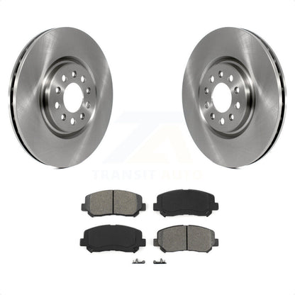 [Avant] Kit de Disque et plaquette (semi-métallique) de frein pour 2014-2017 Jeep Cherokee avec Single Piston Caliper K8S-100244 par Transit Auto