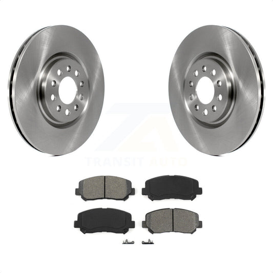 [Avant] Kit de Disque et plaquette (semi-métallique) de frein pour 2014-2017 Jeep Cherokee avec Single Piston Caliper K8S-100244 par Transit Auto