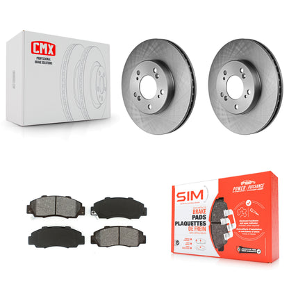 [Avant] Kit de Disque et plaquette (semi-métallique) de frein pour Honda CR-V Acura Integra Prelude Odyssey Legend TL RL Isuzu Oasis K8S-100245