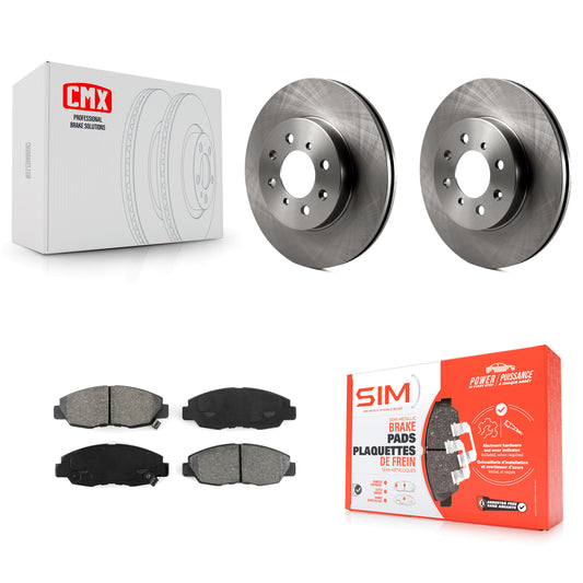 [Avant] Kit de Disque et plaquette (semi-métallique) de frein pour Honda Civic Insight Acura EL K8S-100261
