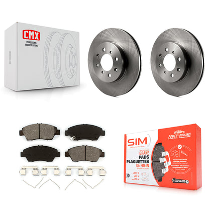 [Avant] Kit de Disque et plaquette (semi-métallique) de frein pour Honda Civic Fit del Sol K8S-100263