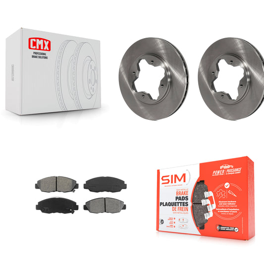[Avant] Kit de Disque et plaquette (semi-métallique) de frein pour Honda Accord Acura CL K8S-100265