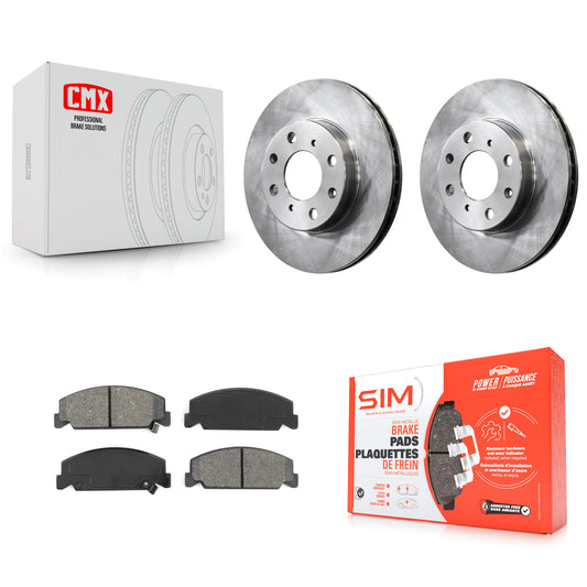 [Avant] Kit de Disque et plaquette (semi-métallique) de frein pour Honda Civic del Sol CRX K8S-100267