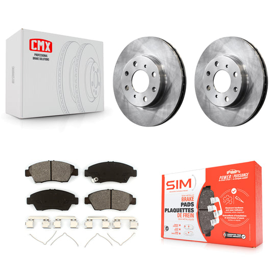 [Avant] Kit de Disque et plaquette (semi-métallique) de frein pour Honda Civic K8S-100270