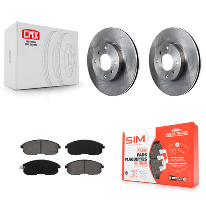[Avant] Kit de Disque et plaquette (semi-métallique) de frein pour Nissan Sentra Altima INFINITI G20 K8S-100286