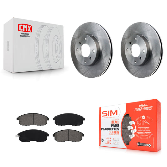 [Avant] Kit de Disque et plaquette (semi-métallique) de frein pour Nissan Sentra Altima INFINITI G20 K8S-100286