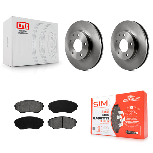[Avant] Kit de Disque et plaquette (semi-métallique) de frein pour 2000-2006 Mazda MPV K8S-100291