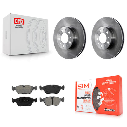 [Avant] Kit de Disque et plaquette (semi-métallique) de frein pour Volvo S70 850 V70 C70 K8S-100296