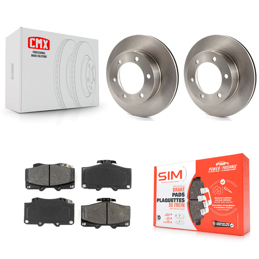 [Avant] Kit de Disque et plaquette (semi-métallique) de frein pour Toyota 4Runner Tacoma K8S-100298