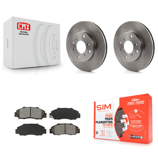 [Avant] Kit de Disque et plaquette (semi-métallique) de frein pour 1993-1994 Honda Prelude VTEC K8S-100316
