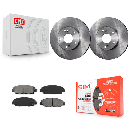 [Avant] Kit de Disque et plaquette (semi-métallique) de frein pour 2014-2015 Honda Civic Touring K8S-100317
