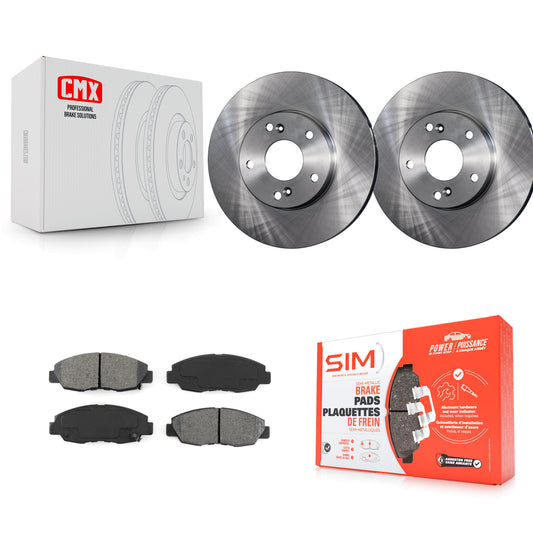 [Avant] Kit de Disque et plaquette (semi-métallique) de frein pour 2014-2015 Honda Civic Touring K8S-100317
