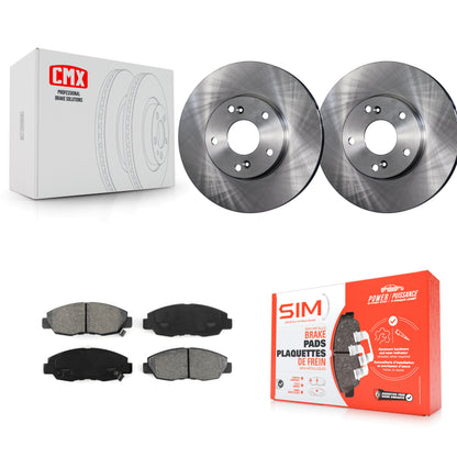 [Avant] Kit de Disque et plaquette (semi-métallique) de frein pour 2011 Honda Civic GX K8S-100318