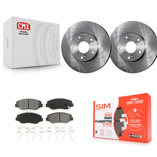 [Avant] Kit de Disque et plaquette (semi-métallique) de frein pour Honda Accord Civic Element Fit Acura ILX CR-Z K8S-100321