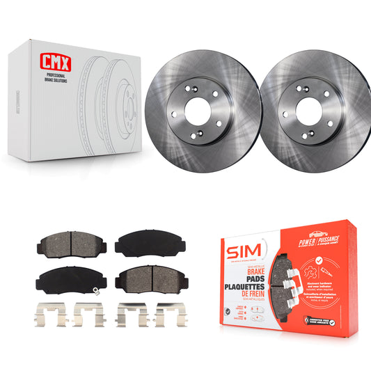 [Avant] Kit de Disque et plaquette (semi-métallique) de frein pour Honda Accord Civic Acura CSX K8S-100322