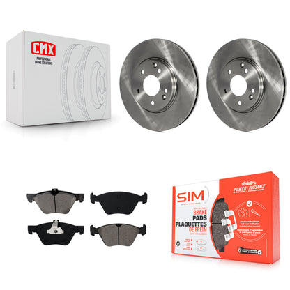 [Avant] Kit de Disque et plaquette (semi-métallique) de frein pour Mercedes-Benz E320 Chrysler Crossfire CLK320 CLK430 E430 SLK320 E300 K8S-100327