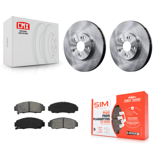 [Avant] Kit de Disque et plaquette (semi-métallique) de frein pour Honda Accord Acura TSX K8S-100336