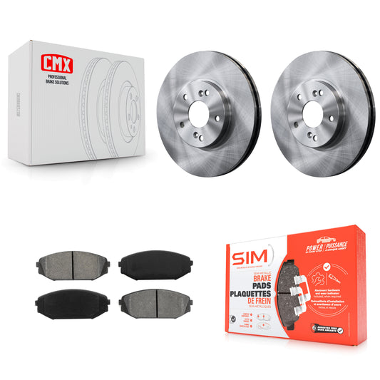 [Avant] Kit de Disque et plaquette (semi-métallique) de frein pour Honda Odyssey Acura MDX K8S-100338