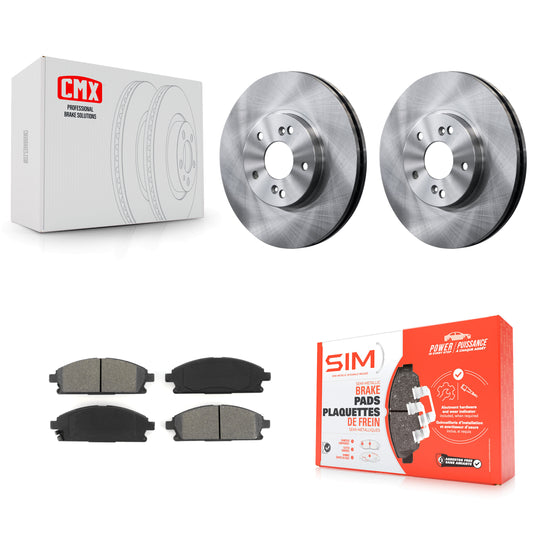 [Avant] Kit de Disque et plaquette (semi-métallique) de frein pour 2003-2006 Acura MDX K8S-100339