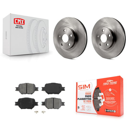 [Avant] Kit de Disque et plaquette (semi-métallique) de frein pour Scion tC Toyota Celica K8S-100355
