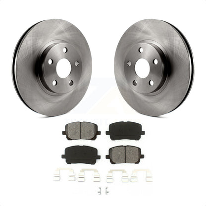 [Avant] Kit de Disque et plaquette (semi-métallique) de frein pour 2003-2008 Toyota Corolla Matrix Pontiac Vibe K8S-100356 par Transit Auto