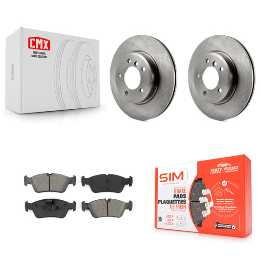 [Avant] Kit de Disque et plaquette (semi-métallique) de frein pour BMW 325i 325Ci Z4 325xi Z3 323i 328i 323Ci 328Ci 320i K8S-100367