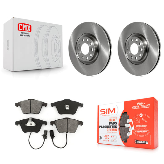 [Avant] Kit de Disque et plaquette (semi-métallique) de frein pour Audi Allroad Quattro A6 S6 K8S-100370