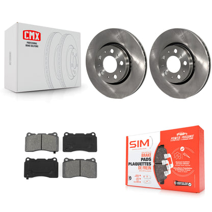 [Avant] Kit de Disque et plaquette (semi-métallique) de frein pour 2005-2007 Volvo V70 R avec 286mm Diameter Rotor K8S-100375
