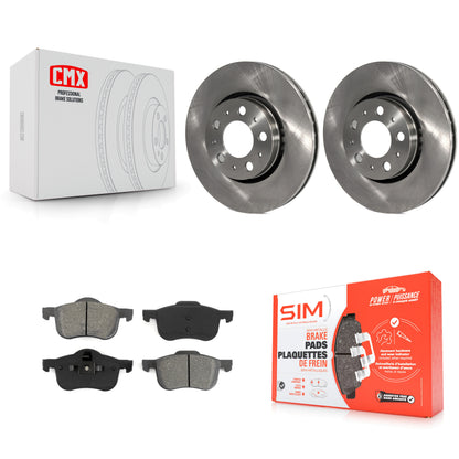 [Avant] Kit de Disque et plaquette (semi-métallique) de frein pour Volvo S60 V70 XC70 S80 K8S-100376