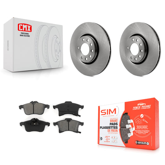 [Avant] Kit de Disque et plaquette (semi-métallique) de frein pour 2008-2009 Saturn Astra K8S-100379