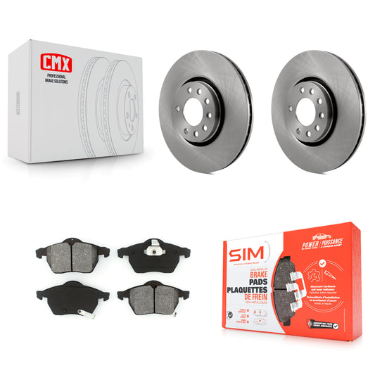 [Avant] Kit de Disque et plaquette (semi-métallique) de frein pour Saab 9-5 9-3 K8S-100380