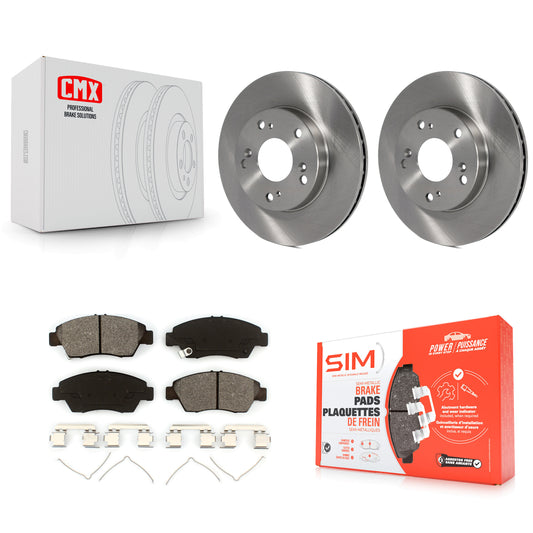 [Avant] Kit de Disque et plaquette (semi-métallique) de frein pour Honda Civic Acura RSX CR-Z K8S-100383