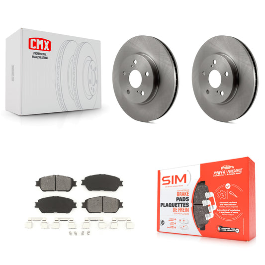 [Avant] Kit de Disque et plaquette (semi-métallique) de frein pour Toyota Sienna Camry Avalon Solara Lexus ES300 K8S-100387