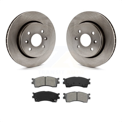 [Avant] Kit de Disque et plaquette (semi-métallique) de frein pour Kia Spectra Sephia K8S-100389 par Transit Auto