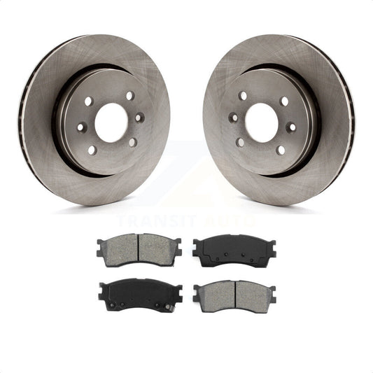 [Avant] Kit de Disque et plaquette (semi-métallique) de frein pour Kia Spectra Sephia K8S-100389 par Transit Auto