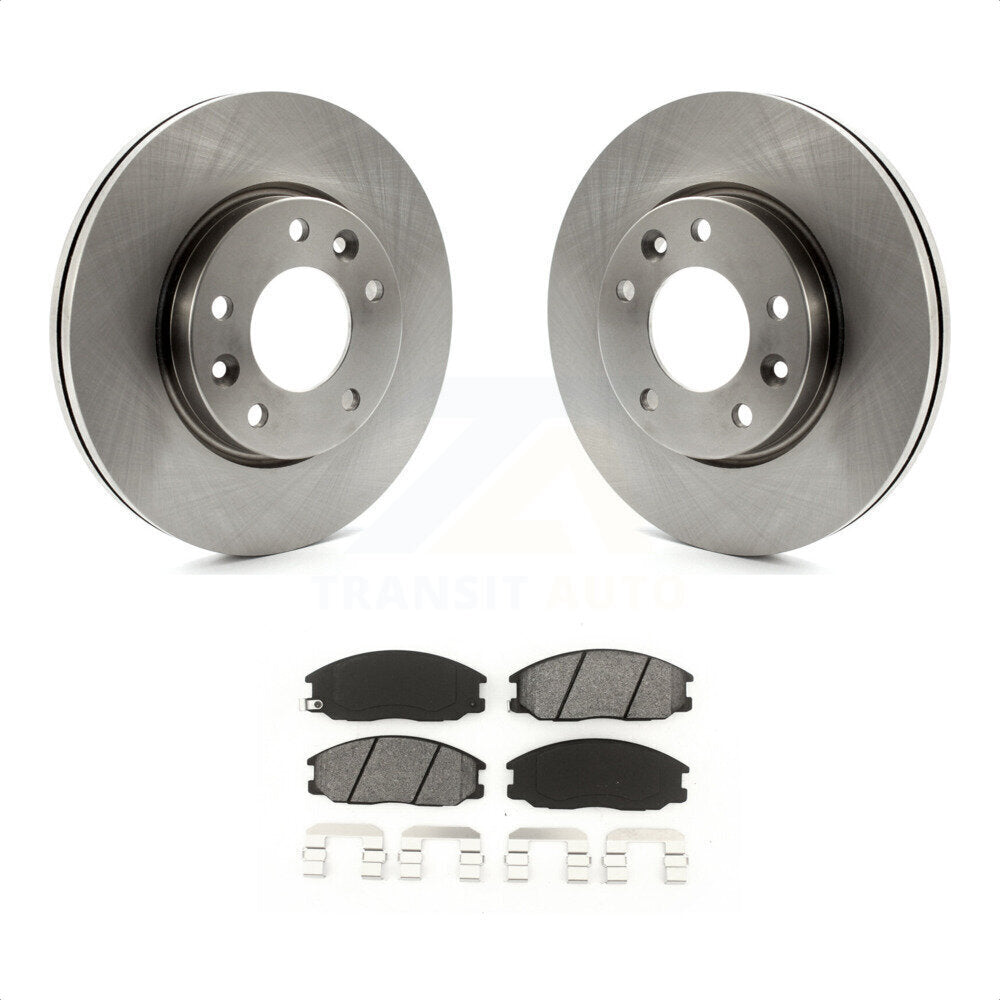 [Avant] Kit de Disque et plaquette (semi-métallique) de frein pour Kia Sedona K8S-100390 par Transit Auto