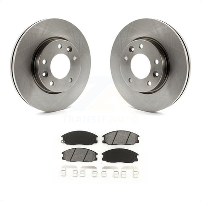 [Avant] Kit de Disque et plaquette (semi-métallique) de frein pour Kia Sedona K8S-100390 par Transit Auto