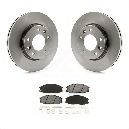 [Avant] Kit de Disque et plaquette (semi-métallique) de frein pour Kia Sedona K8S-100390 par Transit Auto