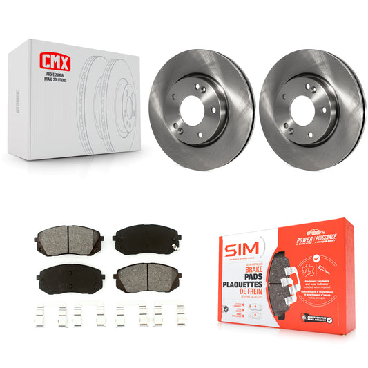 [Avant] Kit de Disque et plaquette (semi-métallique) de frein pour 2010-2012 Kia Rondo K8S-100393