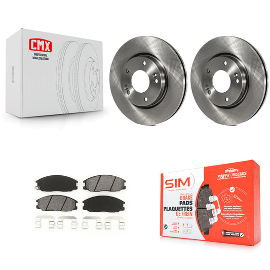 [Avant] Kit de Disque et plaquette (semi-métallique) de frein pour 2001-2006 Hyundai Santa Fe avec 276mm Diameter Rotor K8S-100398