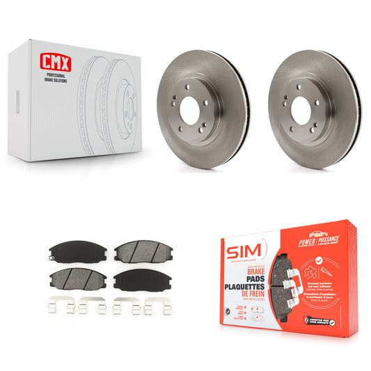 [Avant] Kit de Disque et plaquette (semi-métallique) de frein pour 2001-2006 Hyundai Santa Fe avec 294mm Diameter Rotor K8S-100399
