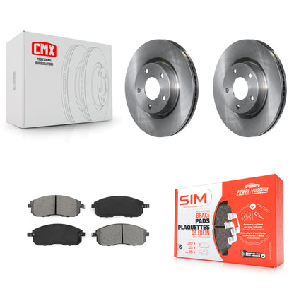 [Avant] Kit de Disque et plaquette (semi-métallique) de frein pour Infiniti G35 Nissan 350Z INFINITI K8S-100406