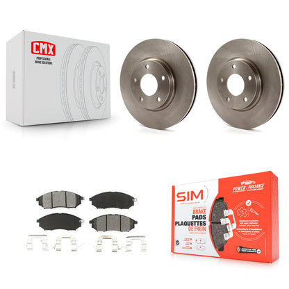 [Avant] Kit de Disque et plaquette (semi-métallique) de frein pour Infiniti Q45 M45 INFINITI K8S-100409