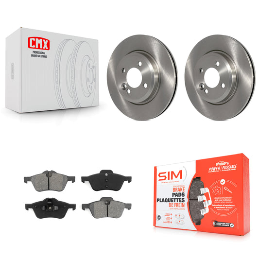 [Avant] Kit de Disque et plaquette (semi-métallique) de frein pour 2002-2006 Mini Cooper avec 276mm Diameter Rotor K8S-100416