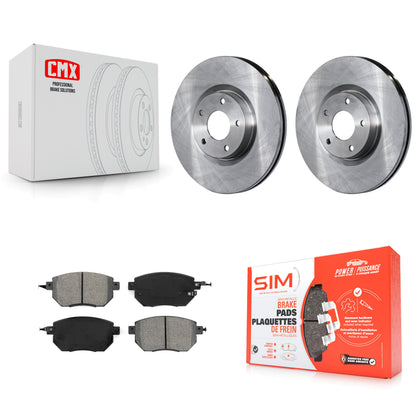 [Avant] Kit de Disque et plaquette (semi-métallique) de frein pour Nissan Altima Murano Maxima Infiniti FX35 FX45 INFINITI K8S-100429